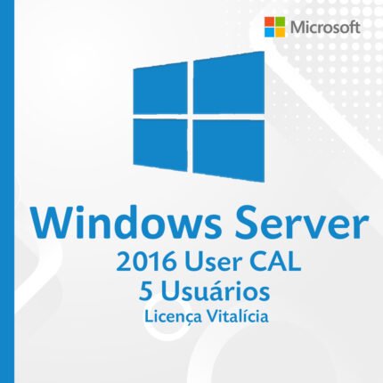 Cal de Acesso Remoto Windows Server 2016 - 5 dispositivos